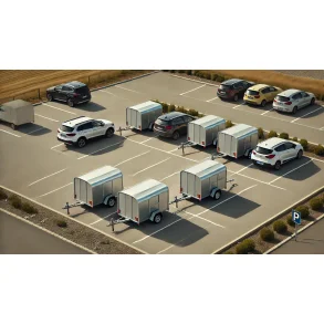 Trailer parkering max 2,5 m bred - 5 m lang