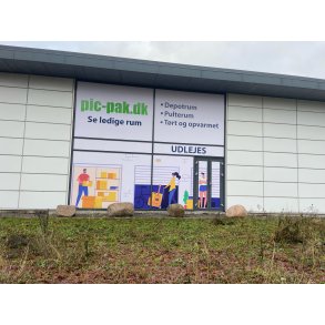 Depotrum 6,3 m3 - 2,8 m2 BxDxH 160x180x220 cm 